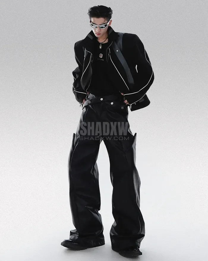 Y2K Pants PU Leather