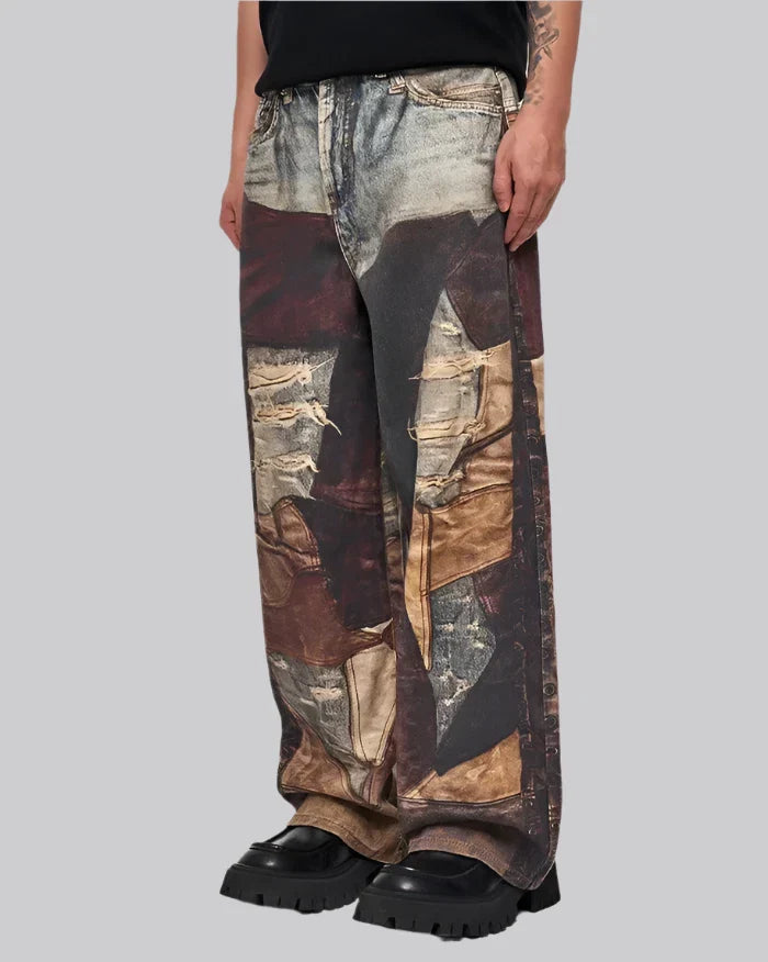 Y2K Printed Jeans