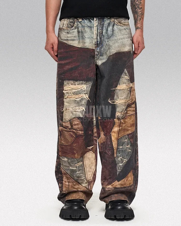 Y2K Printed Jeans