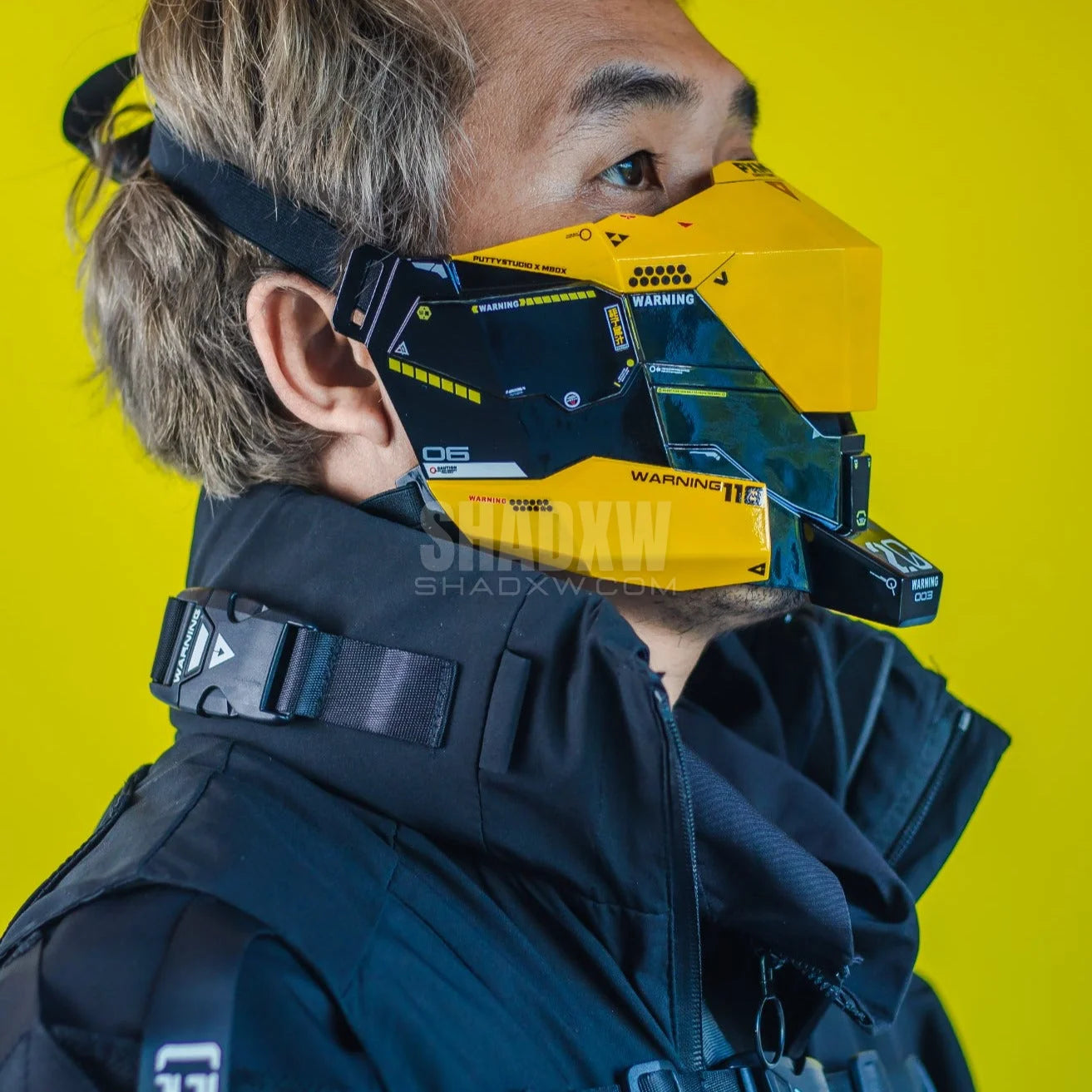 Yellow Cyberpunk Mask