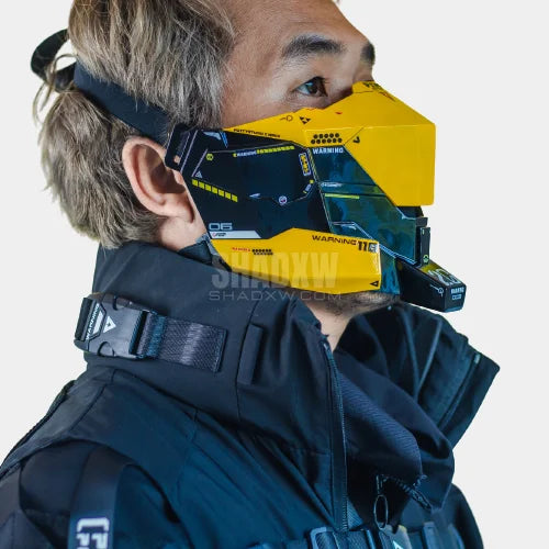 Yellow Cyberpunk Mask